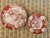 Brick Red Japanese Floral Enameled Gilt Porcelain Trinket Dishes- Set of 2 For Sale - Image 8 of 8