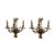 Metal French Gilt-Bronze Three-Light Wall Sconces, 1950s, Set of 2 For Sale - Image 7 of 7