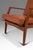 Restored Danish Modern Model 596 Lounge Chair in Beech & Leather Attributed to Lawrence Peabody & Ib Kofod Larsen for Selig, Denmark, C. 1950's For Sale - Image 11 of 18