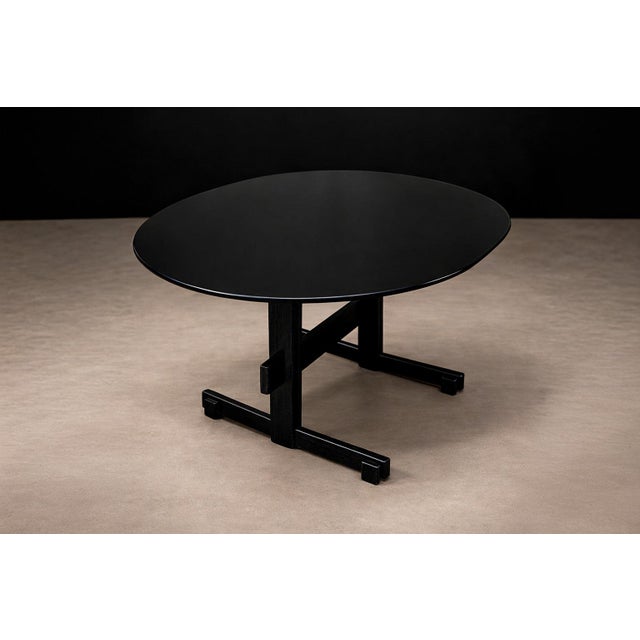 Extendable Table with Ebony Finish, Novo Rumo, 1960s - Lot 144 For Sale In New York - Image 6 of 7