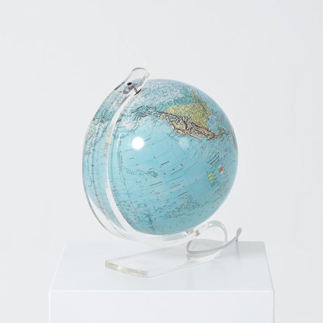 Acrylic Glass Globe Lamp For Sale - Image 10 of 18