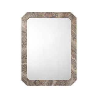 Ravine Mirror, Sand Grey Veneer For Sale
