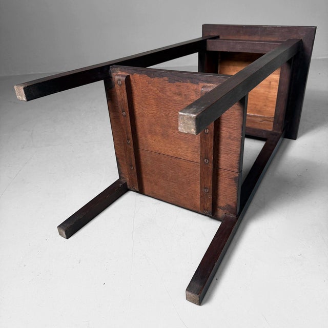 Japanese Wooden Plant Stand with Two Tiers, 1930s For Sale - Image 15 of 16