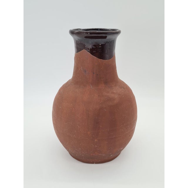 Antique Glazed Red Clay Vessel, Europe, 1880 For Sale - Image 4 of 11