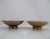 Small Chinese Cafe Au Lait Brown & Blue Porcelain Fish Tazza Dish Saucer Set For Sale - Image 4 of 7