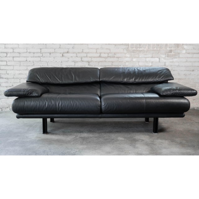 Paolo Piva for B&B Italia authentic Alanda sofa, circa 1980s. Clean, low-profile postmodern aesthetics matched with...