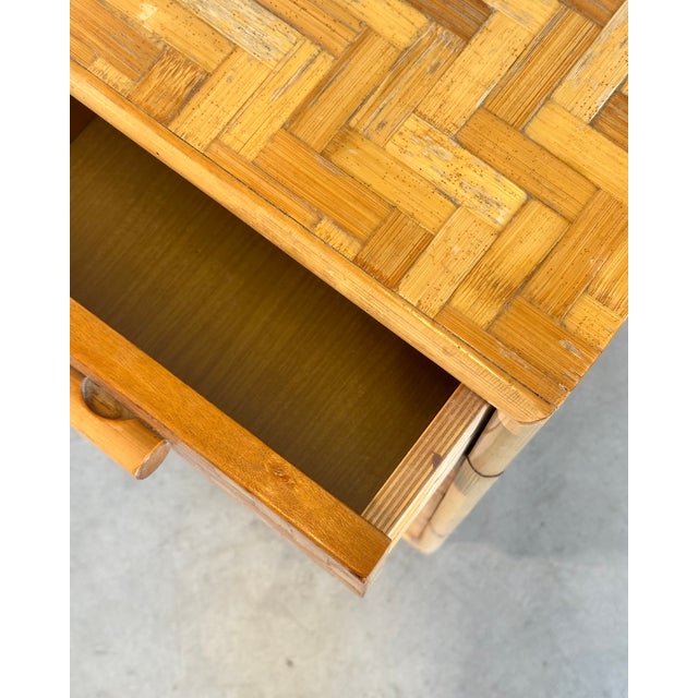 Vintage Bamboo Chest of Drawers, 1970s For Sale - Image 9 of 10