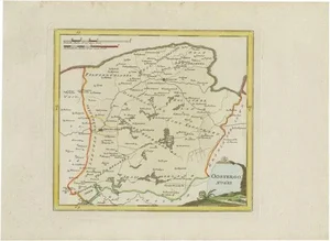 Antique Map of Oostergo by Von Reilly, 1791
