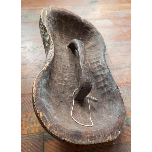 20th Century African Carved Songye Decorative Wall Sculpture For Sale - Image 10 of 11