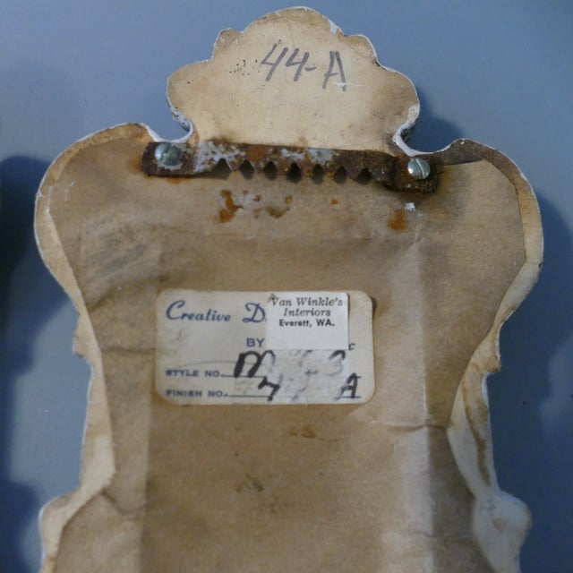 Miniature Carved Rococo Wall Mirrors - a Pair For Sale - Image 16 of 17