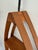 Vintage Danish Modern Teak Bent Wood Teardrop Hanging Shelf For Sale - Image 6 of 9