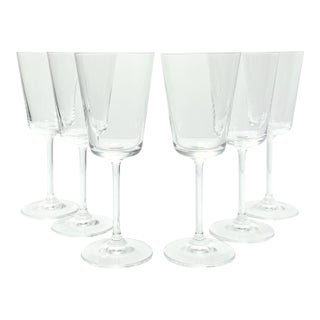 Contemporary Waterford Marquis Crystal Wine Glasses - Set of 6 For Sale