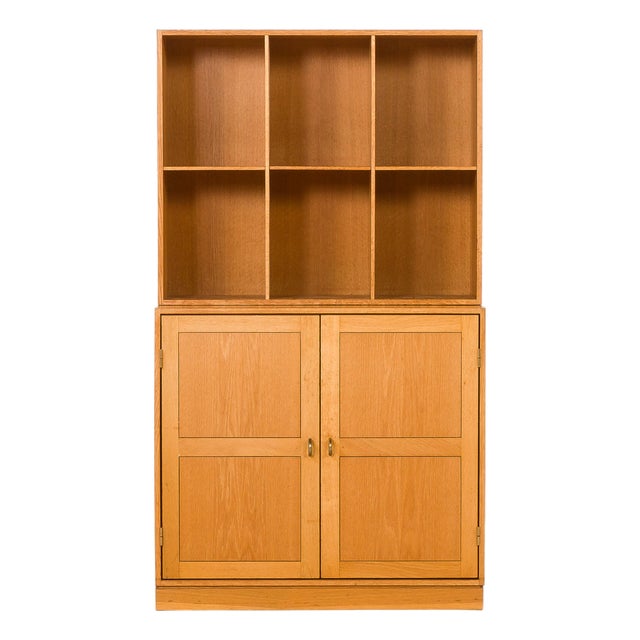 Oak Modular Bookcase by Christian Hvidt for Søborg Møbelfabrik, Denmark, 1970s For Sale