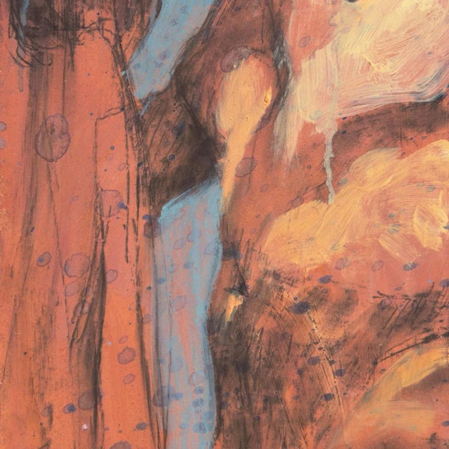 1990s 'Standing Nude' by Termeh Yeghiazarian, 1994, Figural, Teheran, San Francisco Bay Area, San Francisco Art Institute For Sale - Image 5 of 7