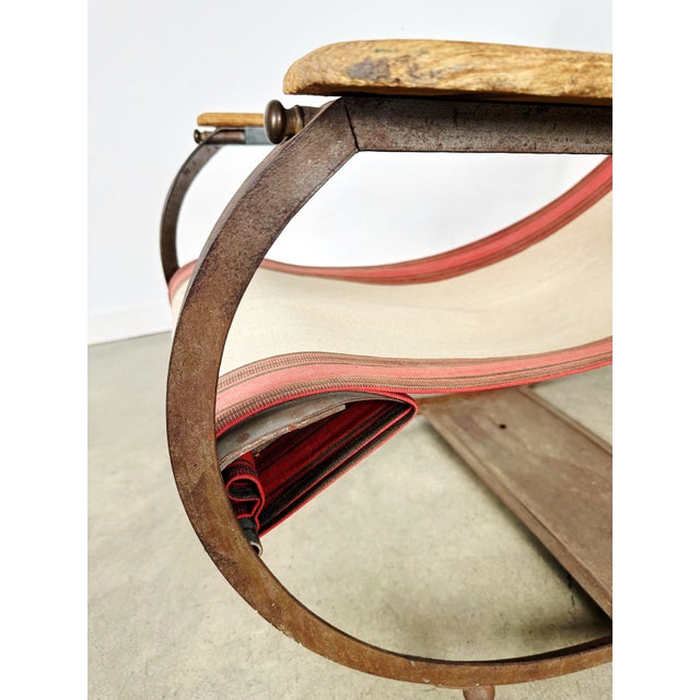 1930s Rocking Chaise Longue, 1930s For Sale - Image 5 of 8