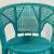 Boho Chic Vintage Coastal Boho Chic Turquoise Painted Wicker Chair. For Sale - Image 3 of 10