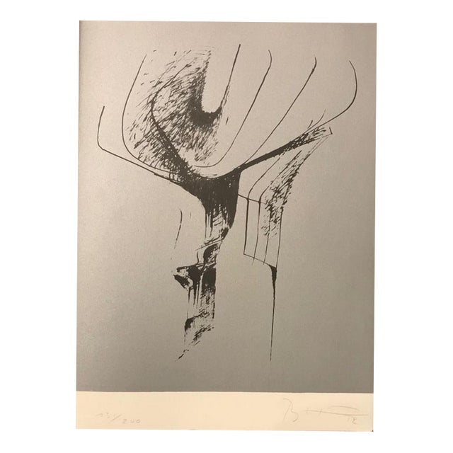 Bernhard Heiliger, Erker Meeting 1, 1972, Lithograph For Sale