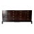 70's Hollywood Regency Michael Taylor for Henredon Mahogany Dresser With Brass Hardware/Sold For Sale