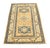 Art Deco 3x5 Antique-Style Apricot & Blue Medallion Rug, Ariana Hazara Caucasian Design For Sale - Image 3 of 8