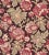 Sample - The House of Scalamandré Canterbury Linen Print Fabric, Mulberry For Sale