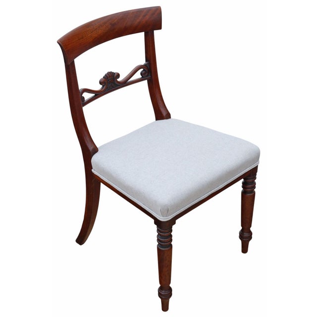 Antique Mahogany Dining Chairs, 1825, Set of 8 For Sale - Image 3 of 11