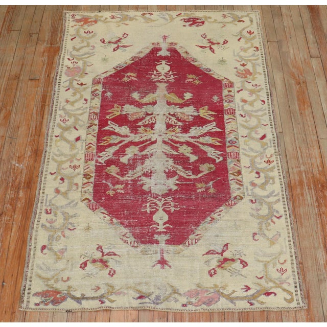Textile Late 19th Century Antique Zabihi Collection Turkish Ghiordes Rug For Sale - Image 7 of 8