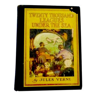 Vintage 1940s Twenty Thousand Leagues Under the Sea Book For Sale