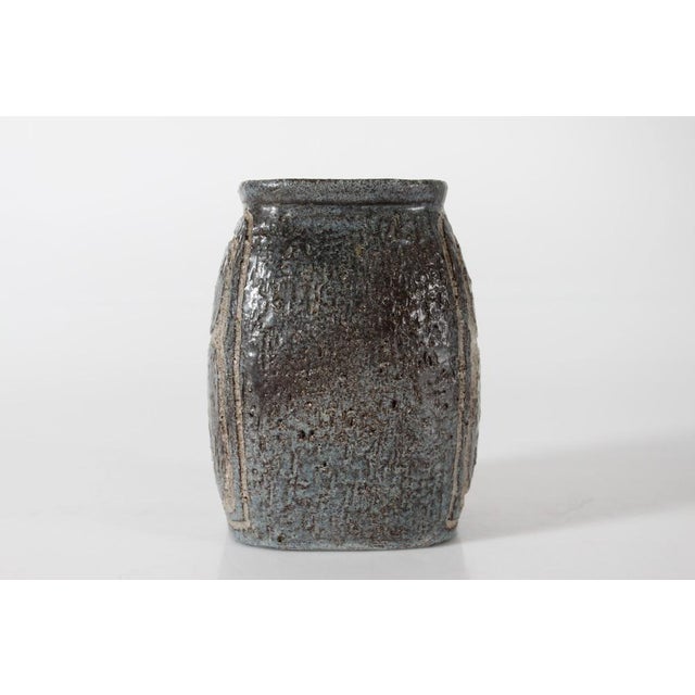 Mid-Century Modern Brutalist Danish Unic Rustic Vase by Sejer, 1970s For Sale - Image 3 of 8