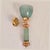 1990s 1990s Mid Century Modern Green and Amber Murano Glass Sconces - a Pair For Sale - Image 5 of 11