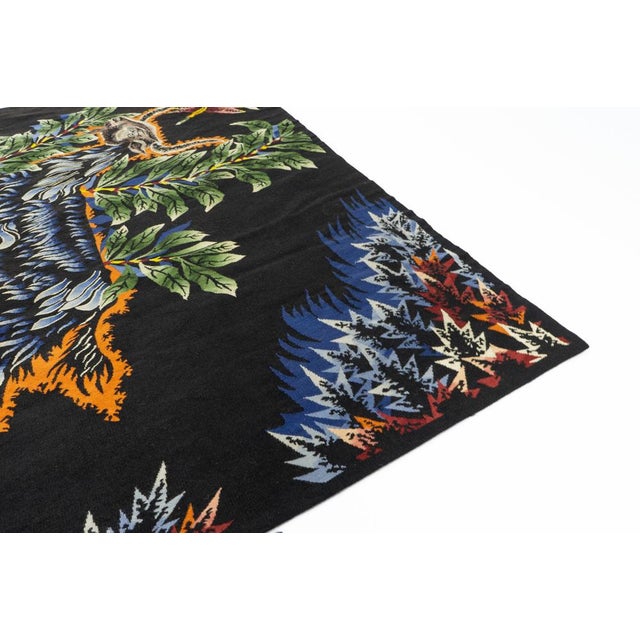 Le Bouc Blue Tapestry by Jean Lurçat, France, 1950s For Sale - Image 10 of 14