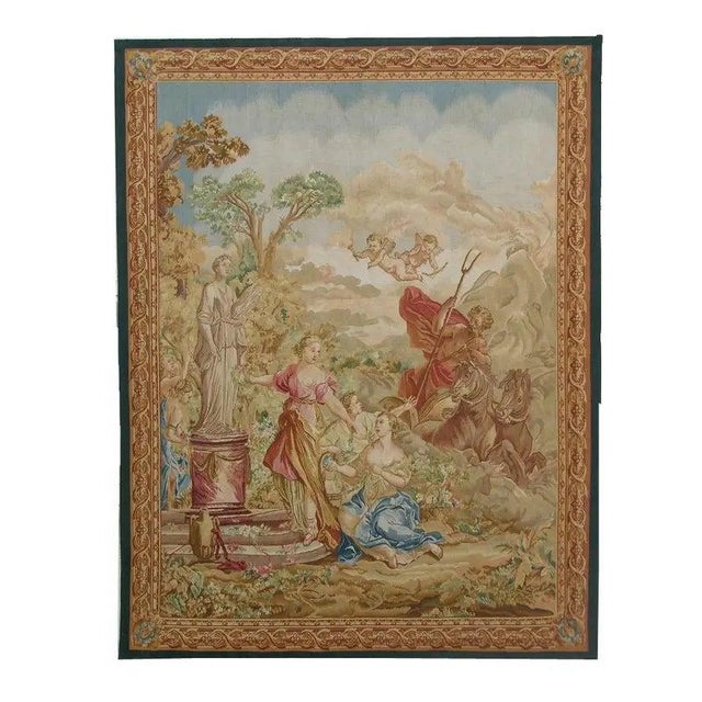 Vintage Tapestry Depicting Angels For Sale In Los Angeles - Image 6 of 9