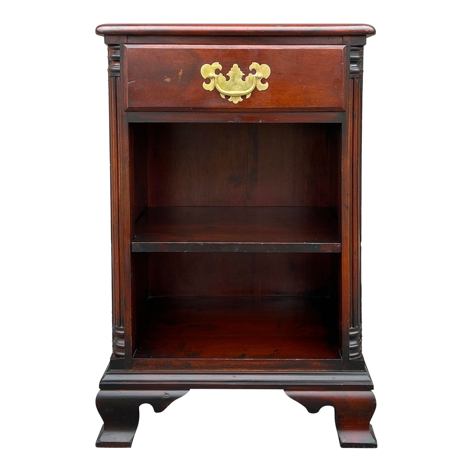 Antique Kling Traditional Chippendale Solid Mahogany Nightstand Chairish