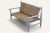 Vintage Bench in Braided Rope and Painted Wood, 1950s For Sale - Image 15 of 18