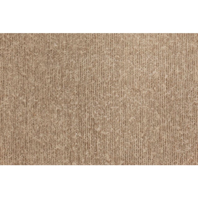 Modern Modern Brown Flat Weave Wool Rug by Doris Leslie Blau For Sale - Image 3 of 7