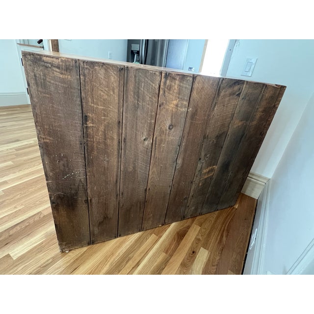 Early 20th Century Farmhouse Antique Pine Kitchen Cupboard Pantry Bar Cabinet For Sale - Image 5 of 8