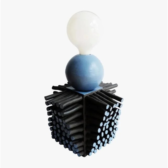 Contemporary Baso Clay Lamp by Ia Kutateladze For Sale - Image 3 of 6