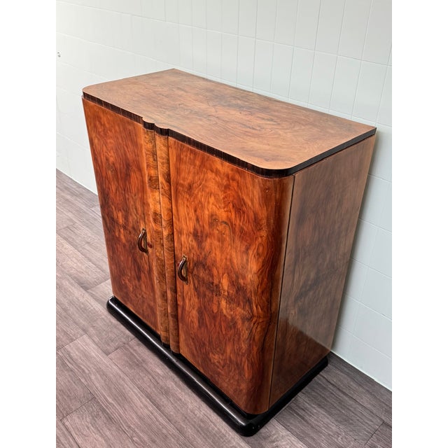 Art Deco 2-Door Wardrobe, Italy, 1930s For Sale - Image 4 of 18