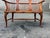 Vintage George III Style Solid Oak Windsor Style Comb- Back Settee Bench For Sale - Image 4 of 17