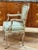 Late 18th Century Venetian Carved, Silver-Gilded Armchair For Sale - Image 6 of 6