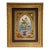 Antique 19th Century Spanish Silk & Gold Bullion Embroidery Memorial Silkwork Art For Sale