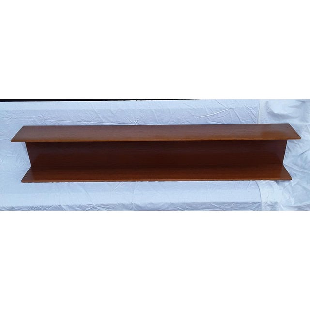 Wilhelm Renz Teak Wall Shelf by Walter Wirz for Wilhelm Renz, 1960s For Sale - Image 4 of 8