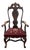 18th Century Queen Anne-Style Splat Back Walnut Armchair For Sale