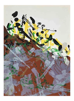 Jean-Paul Riopelle, Abstract Composition, Original Lithograph, 1968