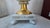 Vintage Belgian Cerabel Baudour White and Gold Empire-Style Covered Porcelain Urn For Sale - Image 4 of 18