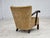 Danish Beech Armchair with Corduro Upholstery, 1950s, For Sale - Image 9 of 18