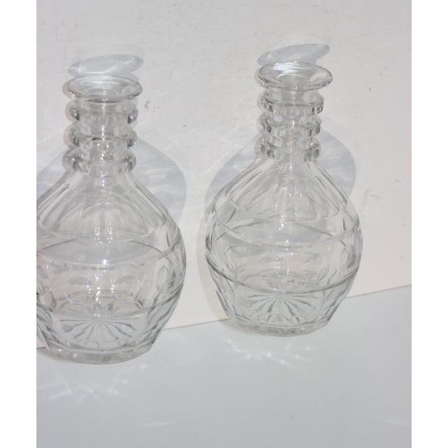 Antique Crystal Decanters a Pair Chairish