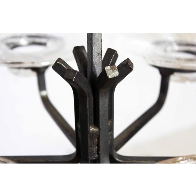 Art Deco Chandelier attributed to Erik Höglund, 1960s For Sale - Image 13 of 16