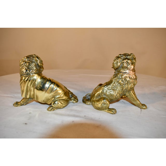 Pair of 19th Century French Bronze Brussels Griffon Figures For Sale - Image 10 of 12