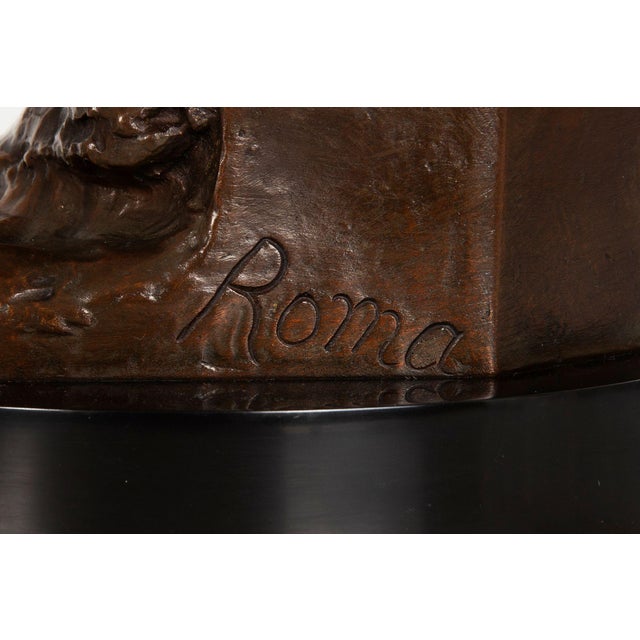 Italian Antique Bronze Sculpture of “Christopher Columbus” by Giulio Monteverde For Sale - Image 13 of 18