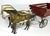 American Antique Gibbs Toy Horses & Wagon: Litho Pacers, Red Wagon, c. 1908 For Sale - Image 3 of 10